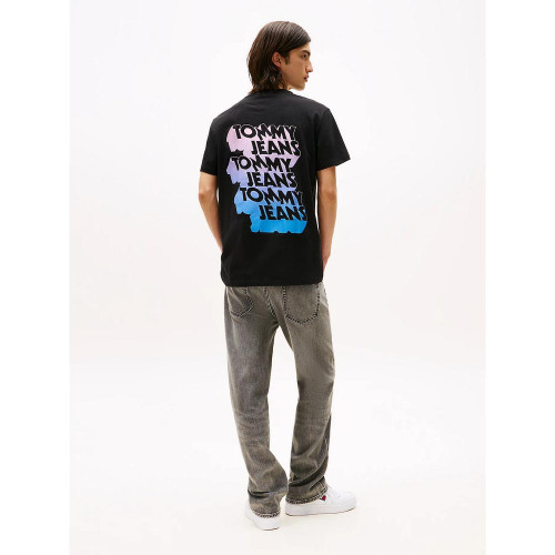 Tommy Hilfiger Ανδρική κοντομάνικη μπλούζα Stack Logo Back Graphic T-Shirt